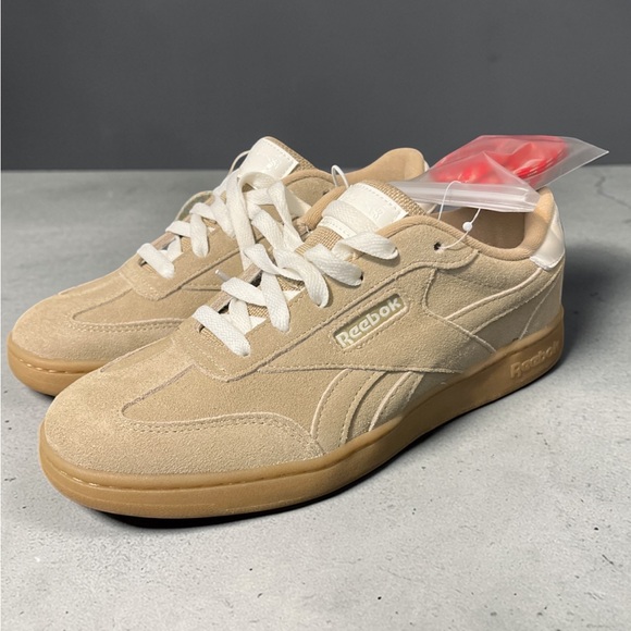 Reebok Shoes - Reebok Woman’s Tan Suede Low-Top Sneakers Size 7.5